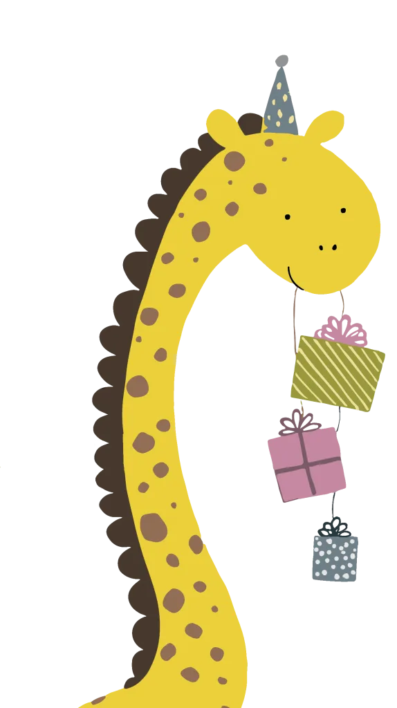 Maskota žirafe igraonice Bambolaya