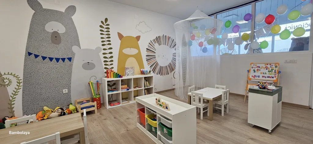 Opremljen prostor igraonice